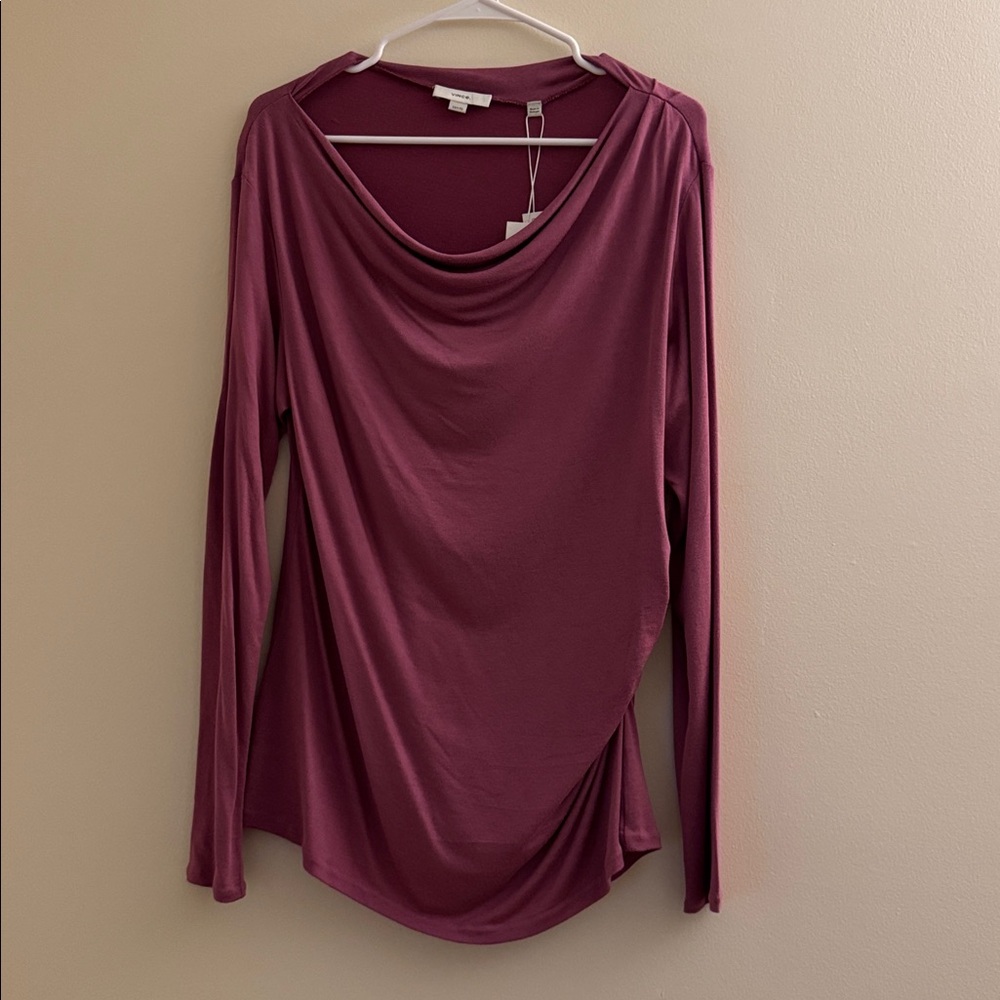VINCE Drape Neck L/S - Picture 3 of 6